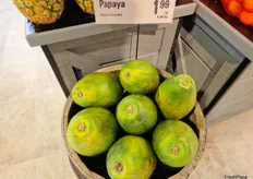 Some nice papayas from Costa Rica.